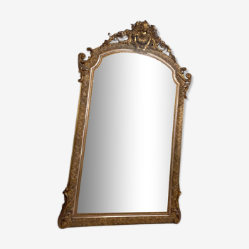 19th century mirror 170 x 100