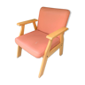 Light wood armchair