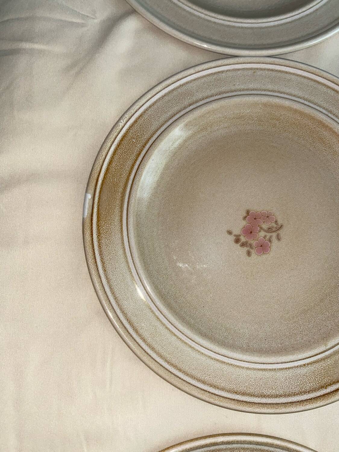 Lot de 6 assiettes à dessert faïencerie de Niderviller