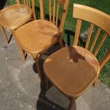 3 Bauman bistro chairs