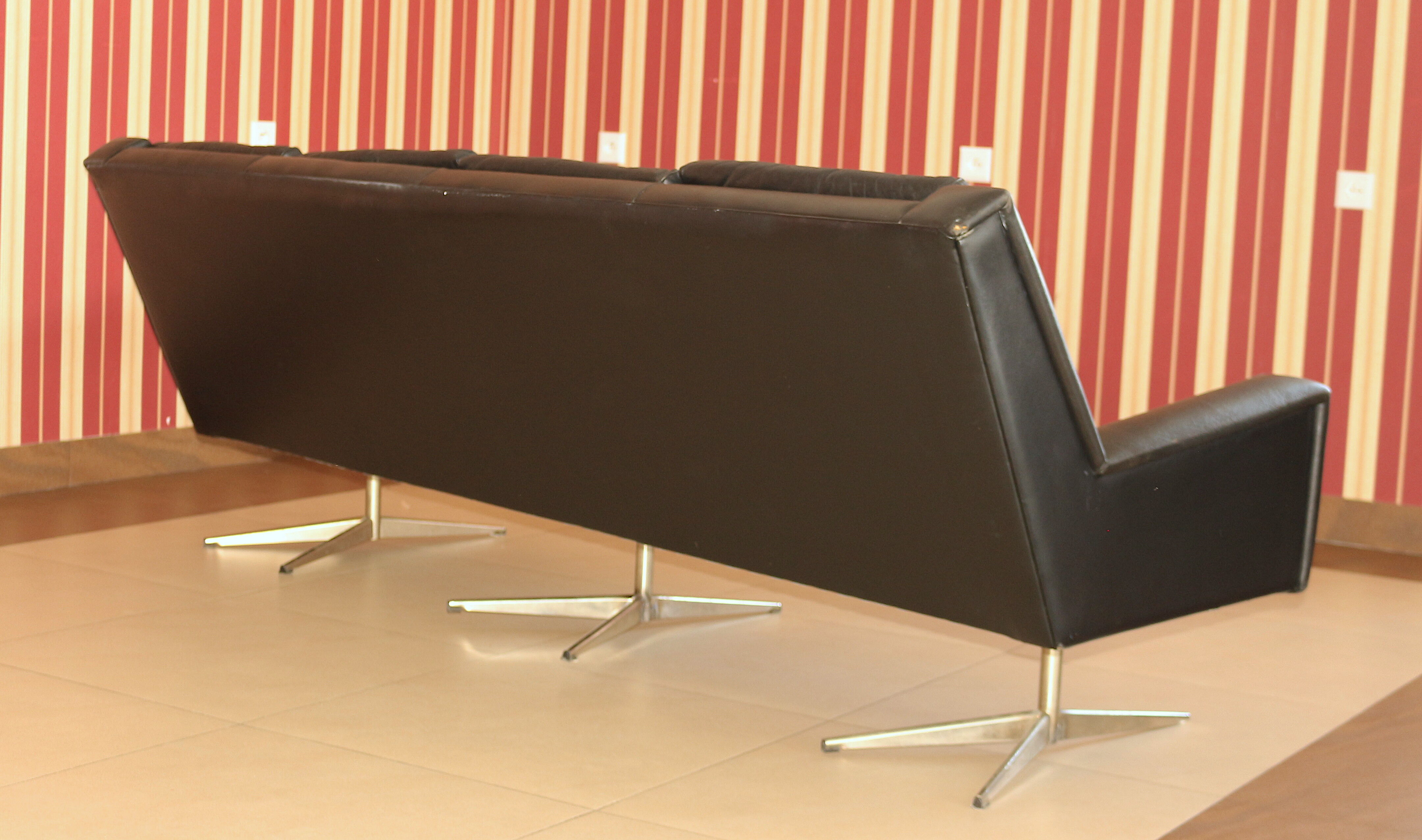 Mid-century danish leather sofa from Skjold Sørensen, 1960s