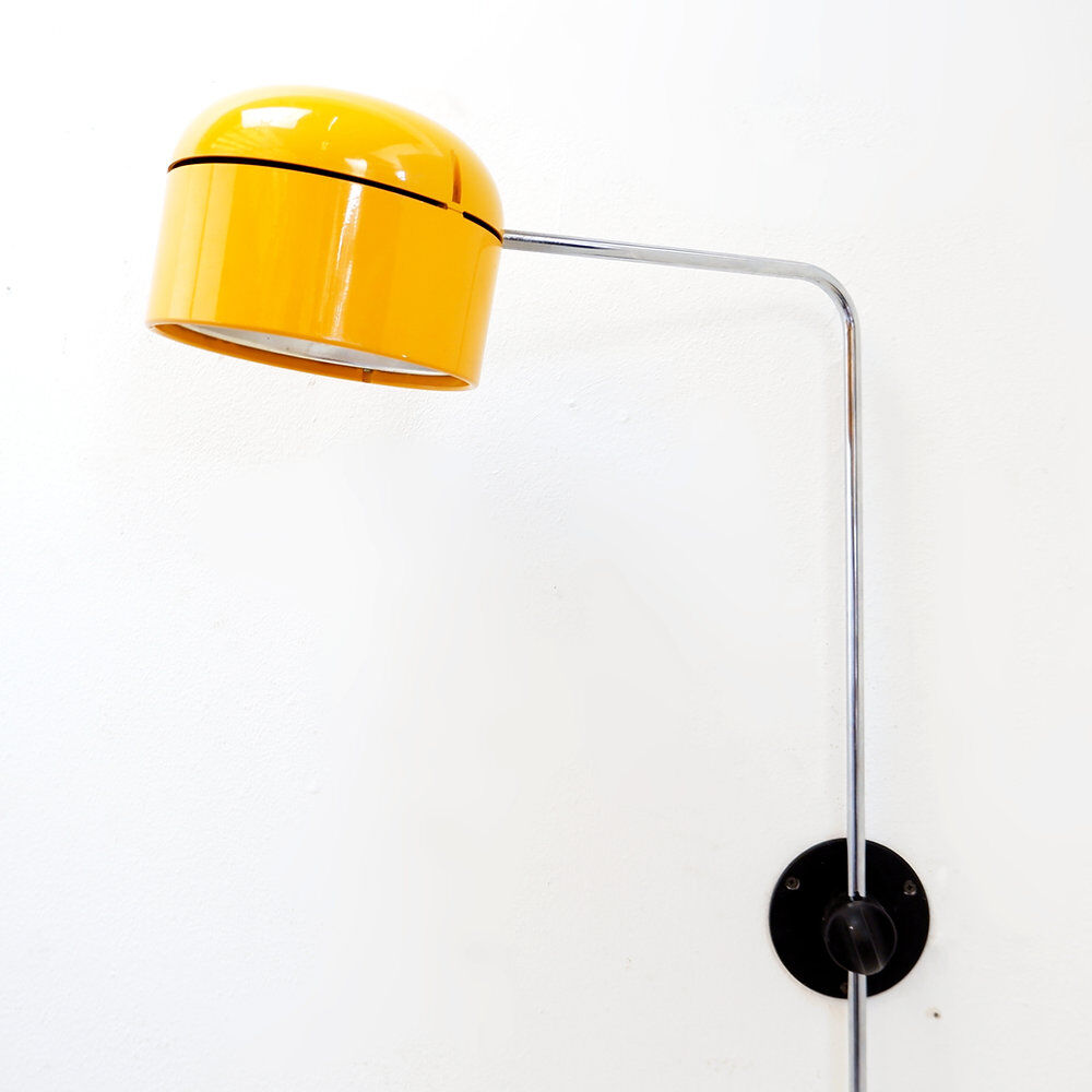 Yellow wall lamp Space Age by Arnold Berges for Staff – Germany, 1970s