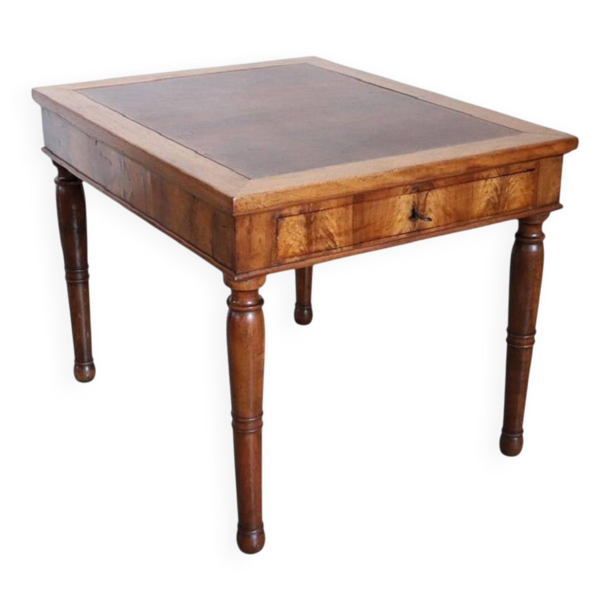 Antique walnut desk, Italy, mid-19th century