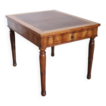 Antique walnut desk, Italy, mid-19th century