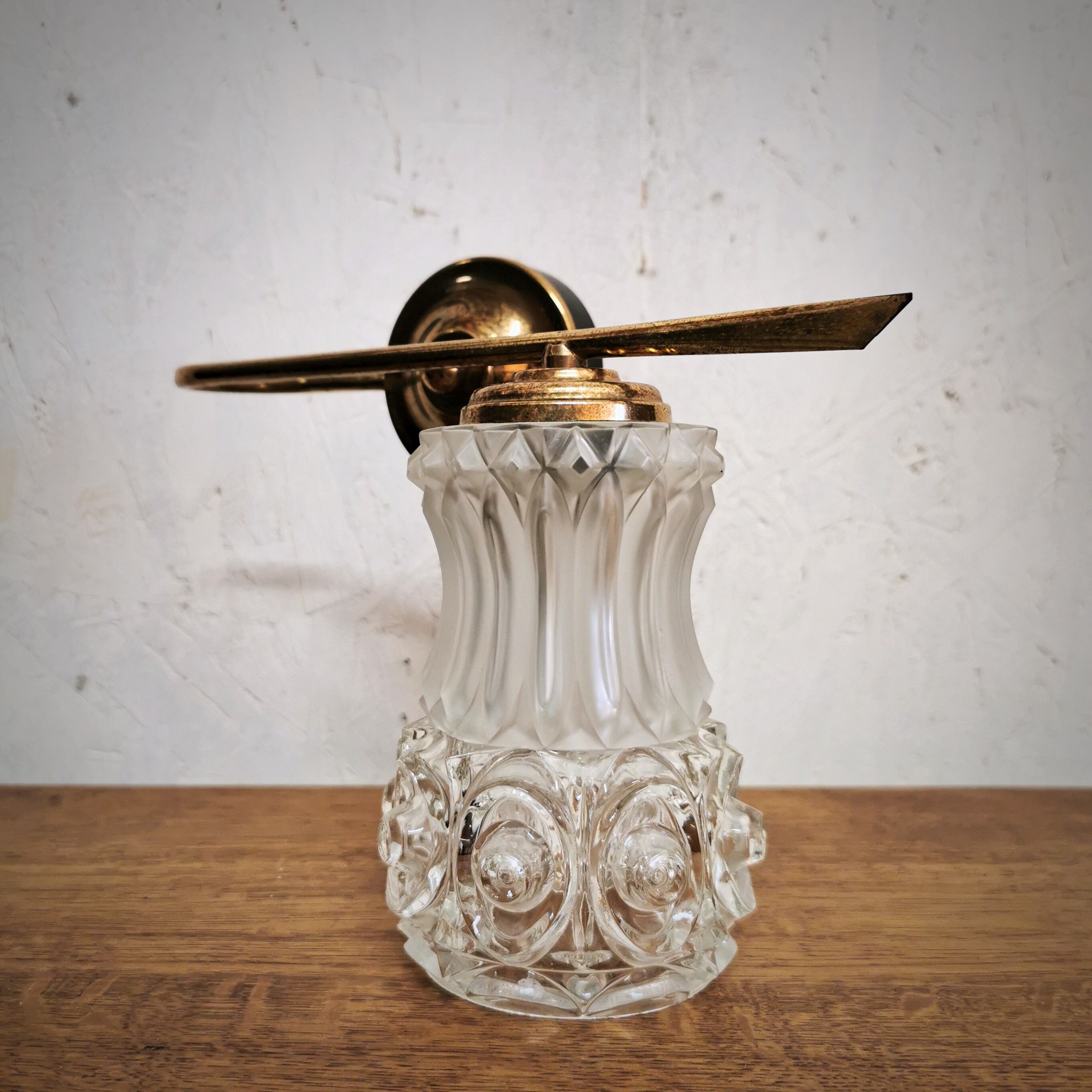 Pair of art deco wall lamps
