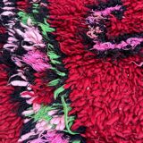 Red Boujad Moroccan rug - 337 x 93 cm