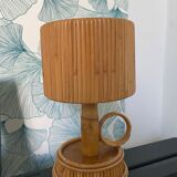 Rattan lamp 60s