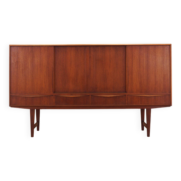Buffet en teck, design danois, années 1960, designer : E.W. Bach