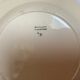 Earthenware plate from Moulin des Loups with stencil pattern.
