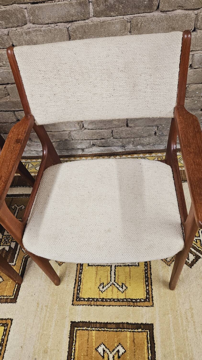 Pair of Scandinavian teak armchairs by Kurt Østervig, Denmark 1960