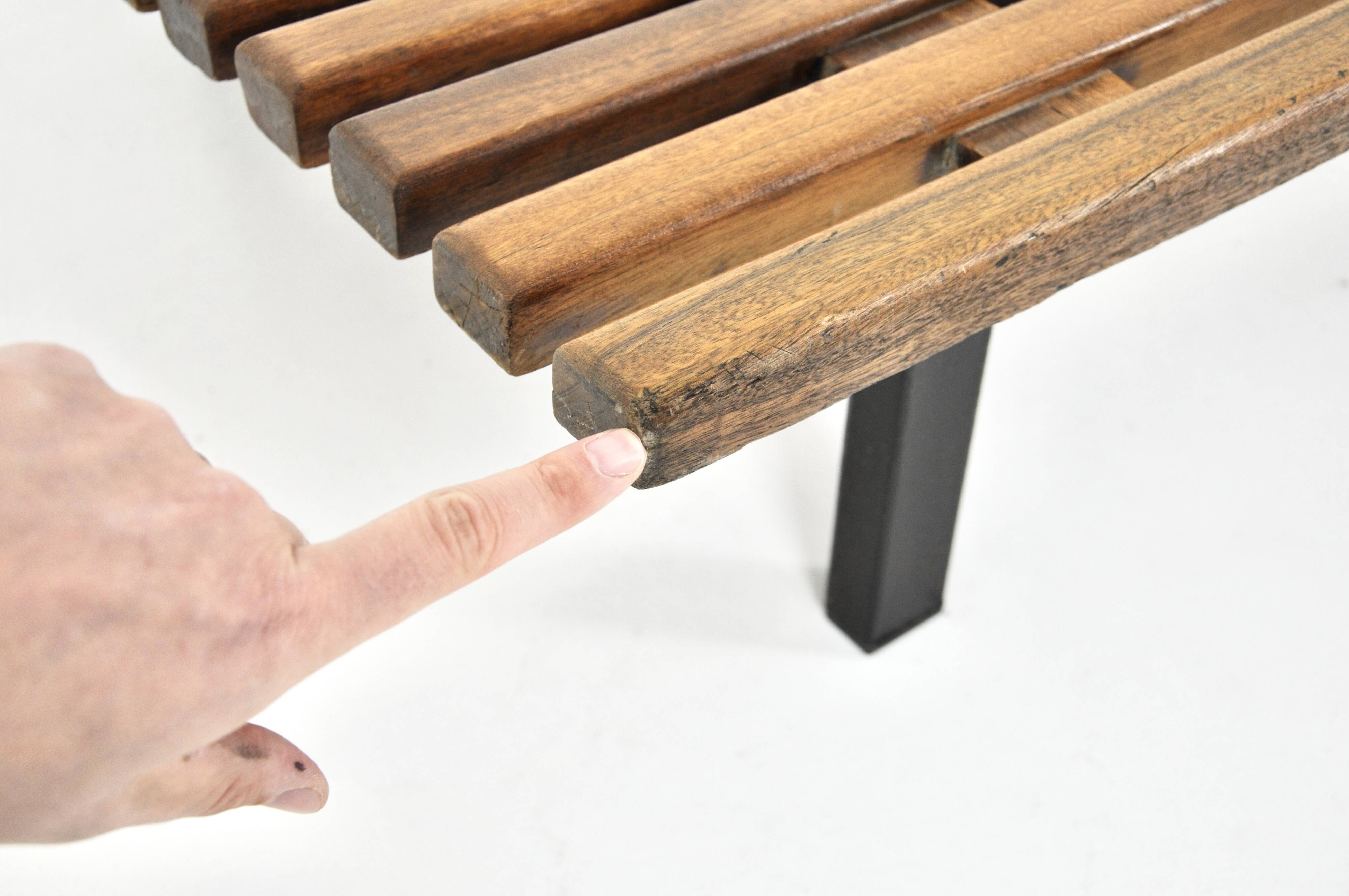 “Cansado” bench by Charlotte Perriand for Steph Simon, 1950s