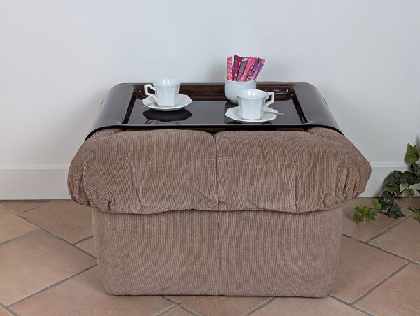 Pouf Cinna avec plateau