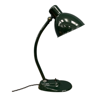 Dark green Bauhaus Kandem desk lamp model 1089