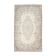 Handmade beige & brown floral  vintage rug