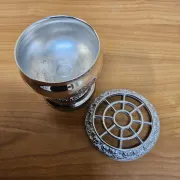Vintage silver-plated English rose bowl (rose vase) Ianthe