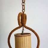 Rope suspension by Audoux Minet, France, 1950s