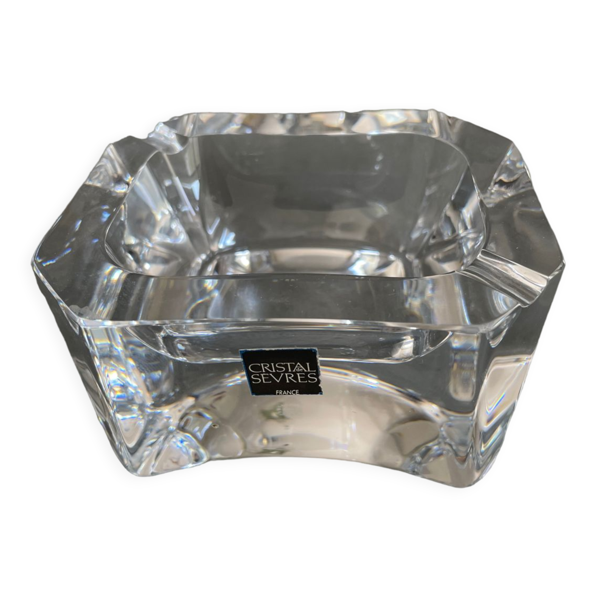 Sevres crystal ashtray