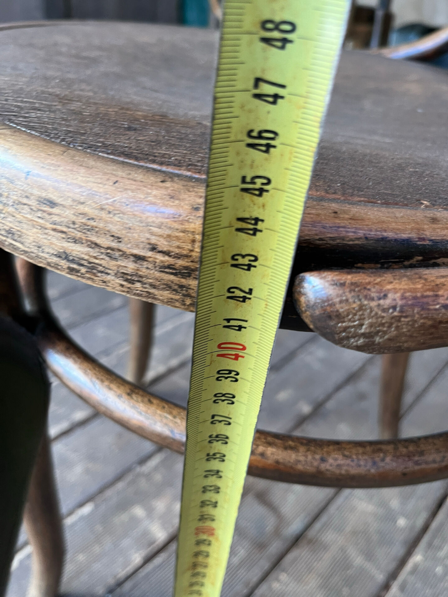 Old bistro chair
