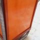 Vintage tubular desk year 50 in solid teak and light wood veneer