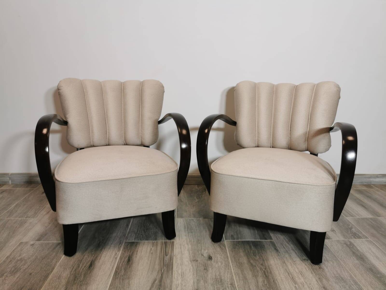 Armchairs by Jindřich Halabala, 1950s, Set of 2