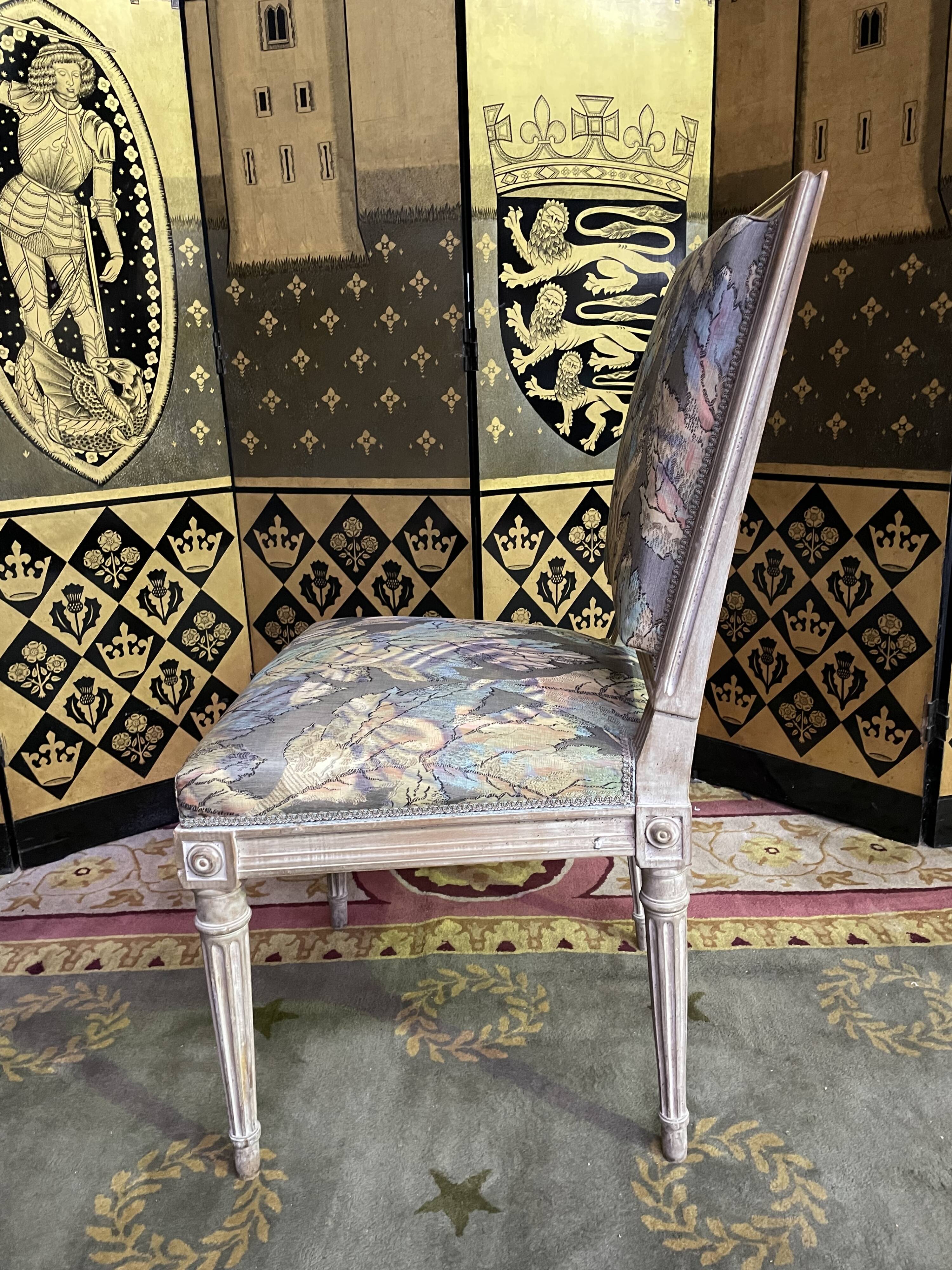 6 Louis XVI style chairs