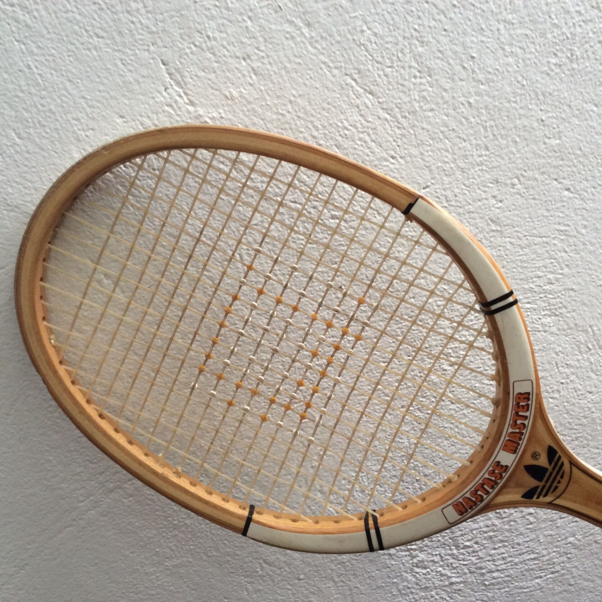 Adidas vintage wooden tennis racket