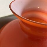 Orange opaline lampshade