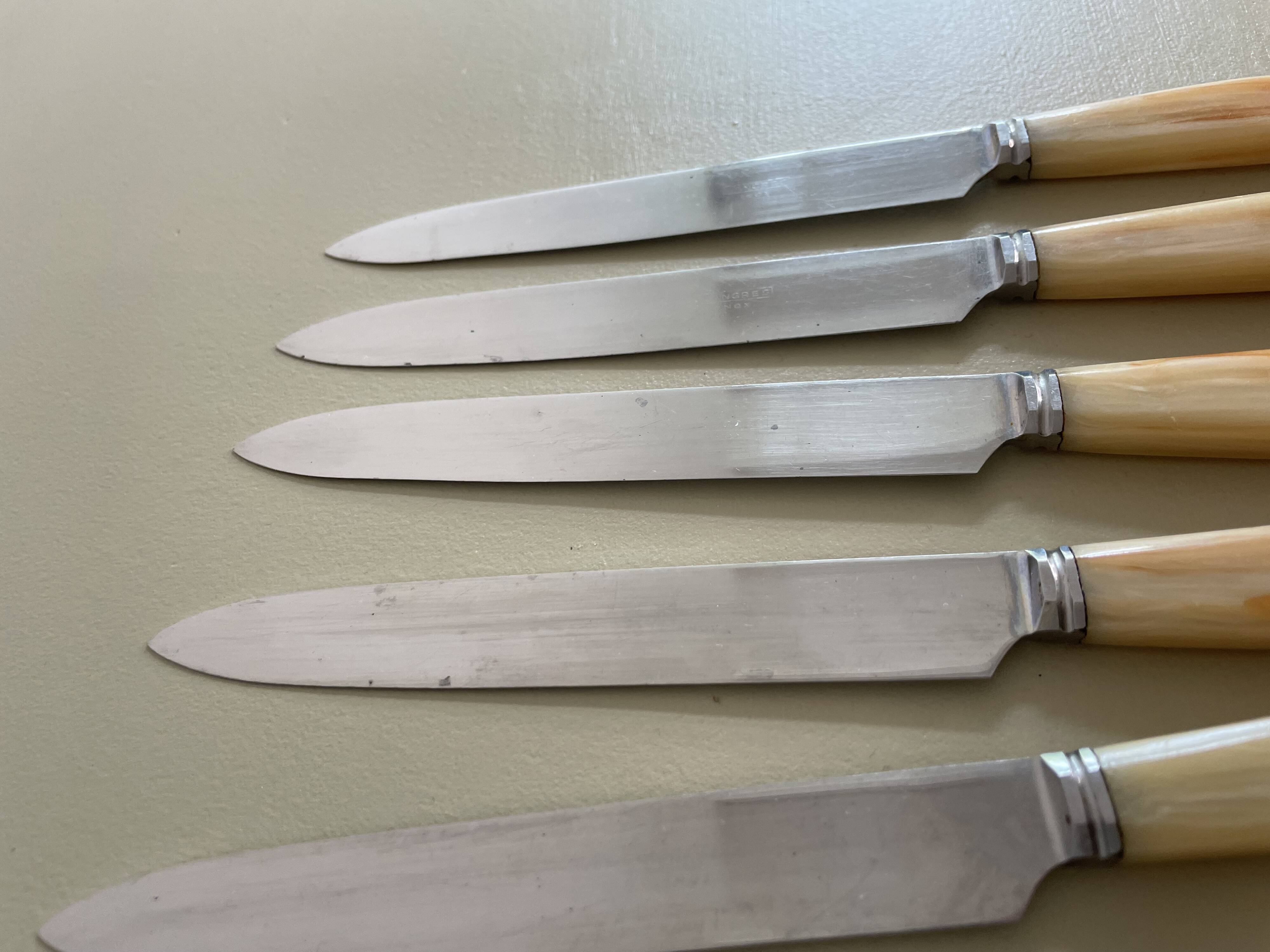 Set of 12 vintage knives