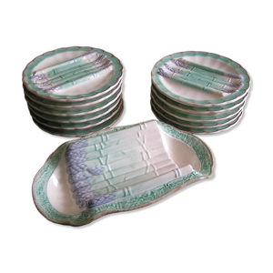 assiettes et plat à
