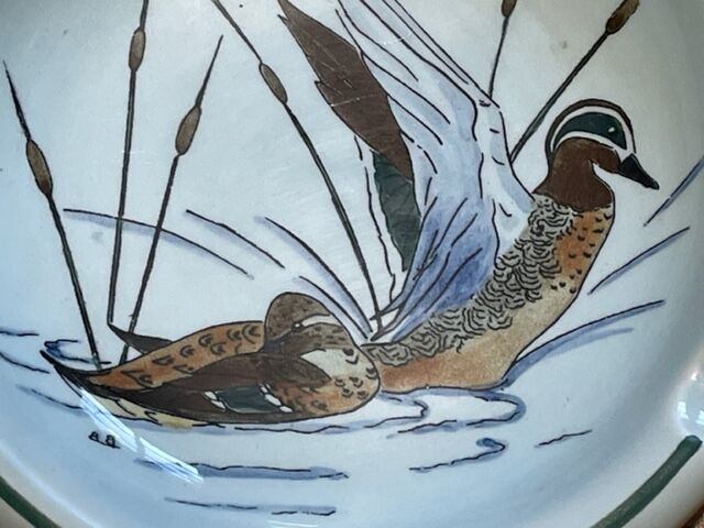 Gien ashtray in earthenware 1950
