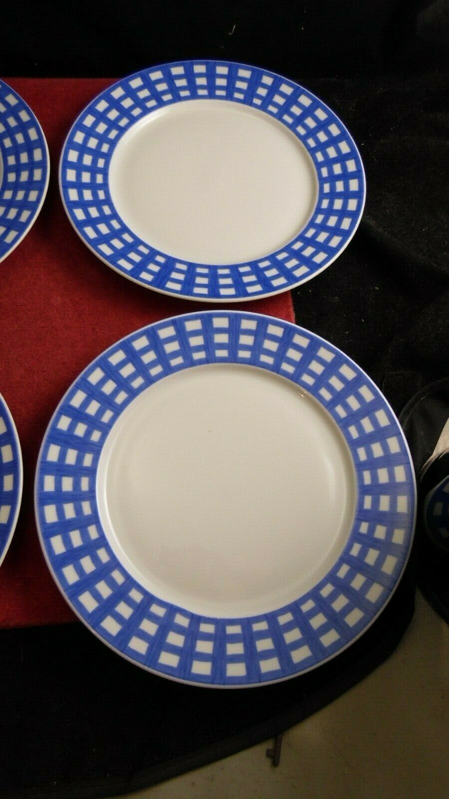 Lot De 3 Tasses à Thé Et 2 Sous-tasses Guy Degrenne - Motif Paréo Soleil - Blanc - Occasion