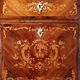 Secretary-Right Period Napoleon III - Rich Floral Marquetry - 19th - Palissandre