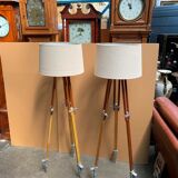 Pair of vintage lampposts