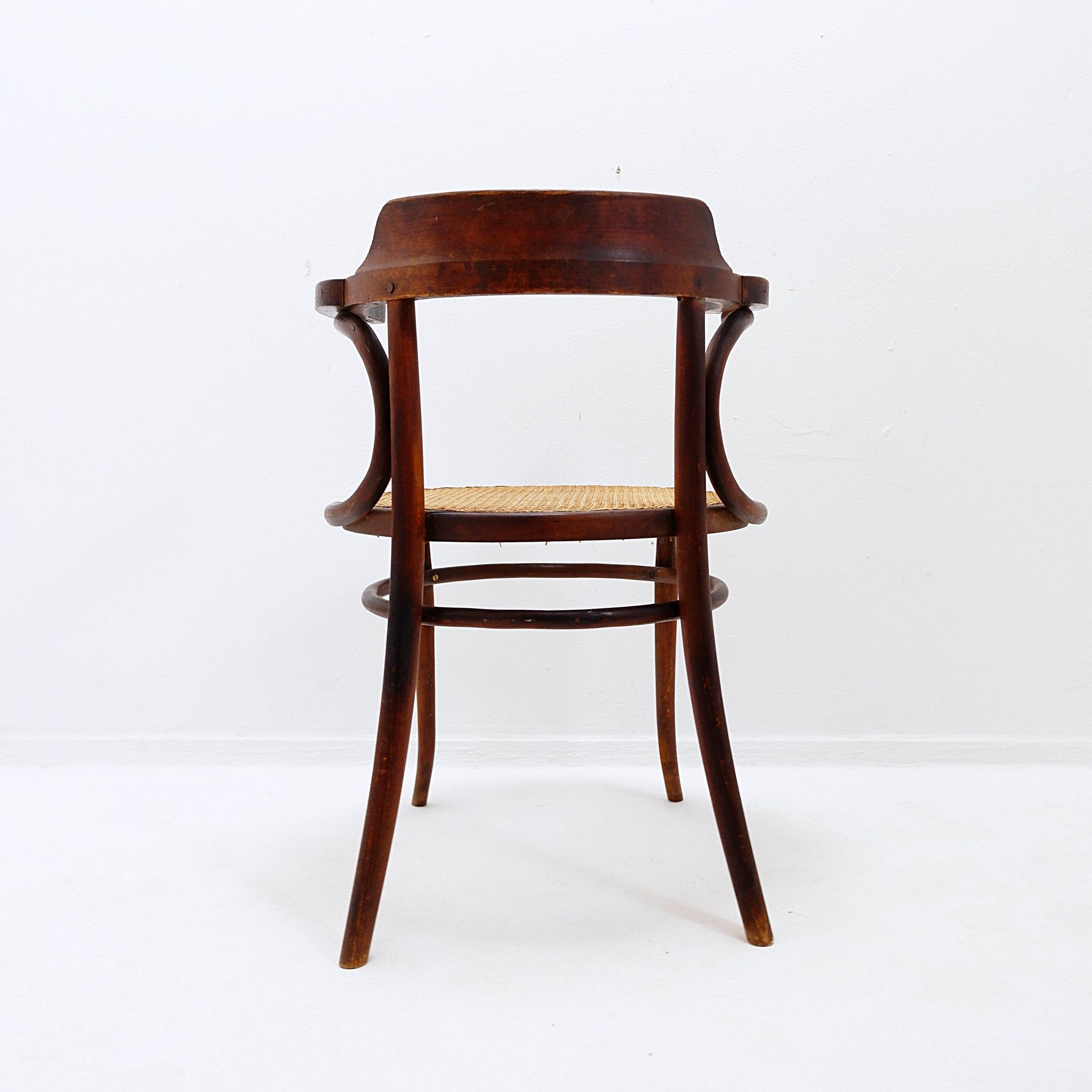 Chaise ou fauteuil en bois courbé style Thonet - années 1950