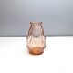 Art Deco vase in pink glass 1940-50