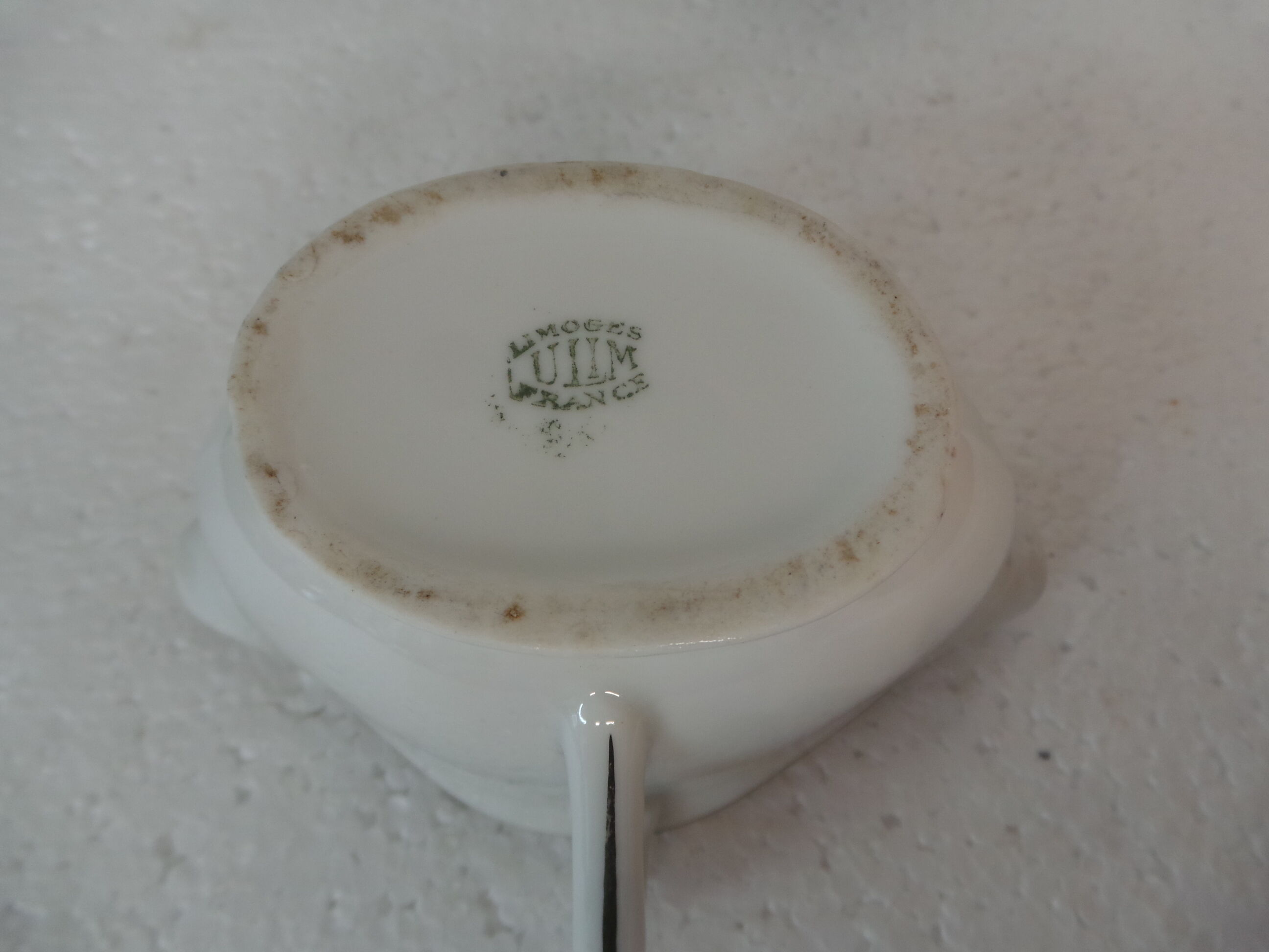 Limoges Ulim fat and lean sauceboat