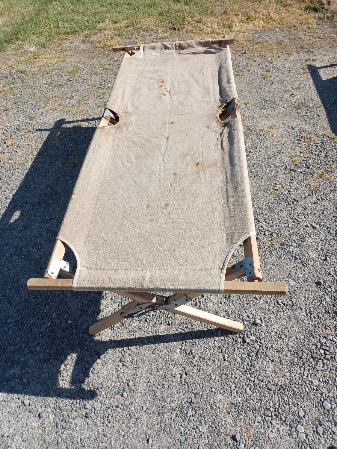 US folding camp bed