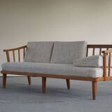 Mid Century Swedish Three Seater Sofa by Carl Malmsten, Model "Visingsö", 1960s
