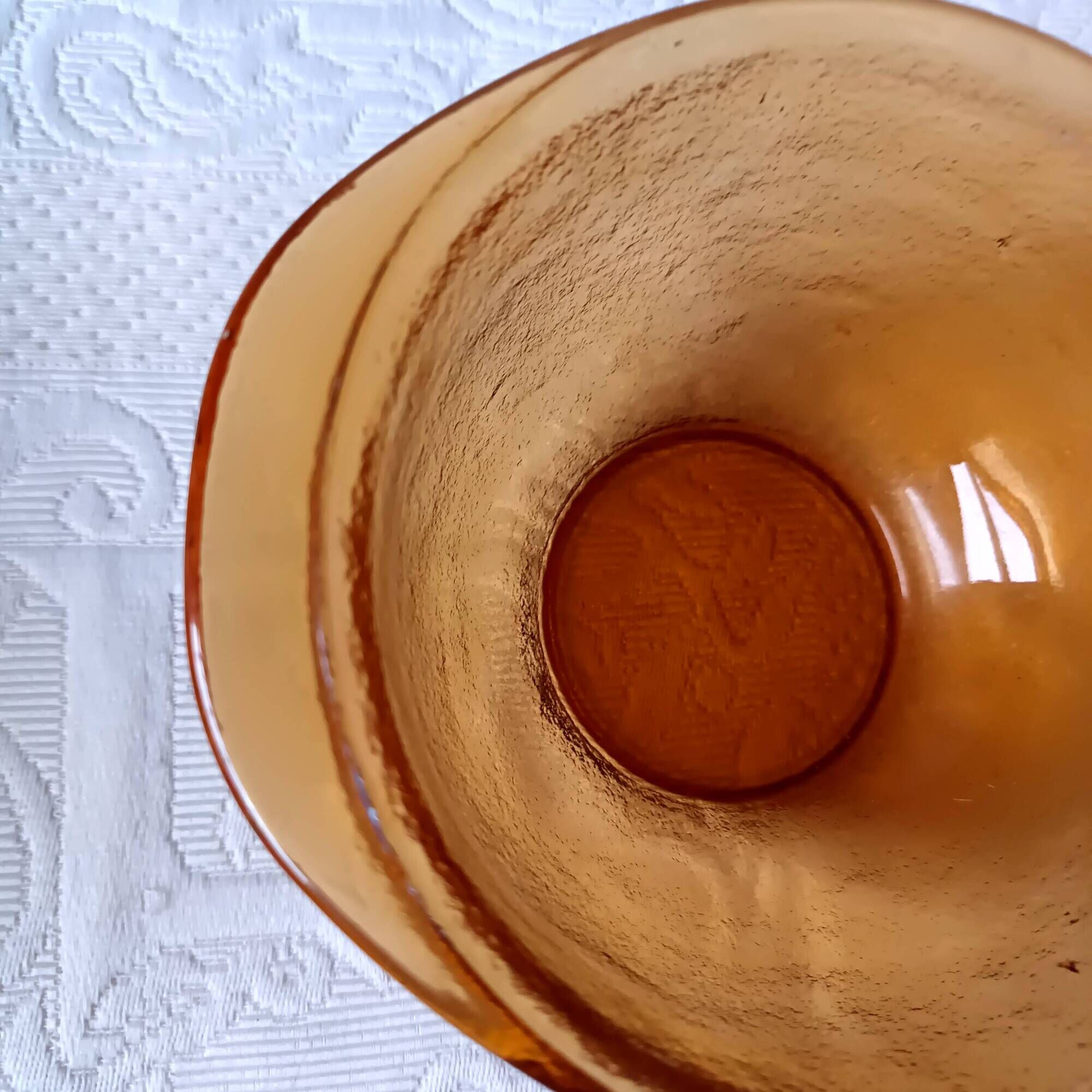 4 ear bowls Arcoroc Sierra, Vintage 70's bowls, France