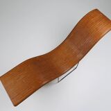 Mid-century stack-laminated lounge chair by Tiller Lesser, Germany 1990