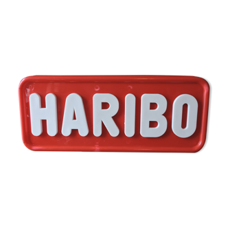 Pastic advertising sign, haribo candy