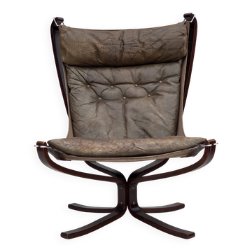 1970s, Norwegian design by Sigurd Ressel, armchair model "Falcon".