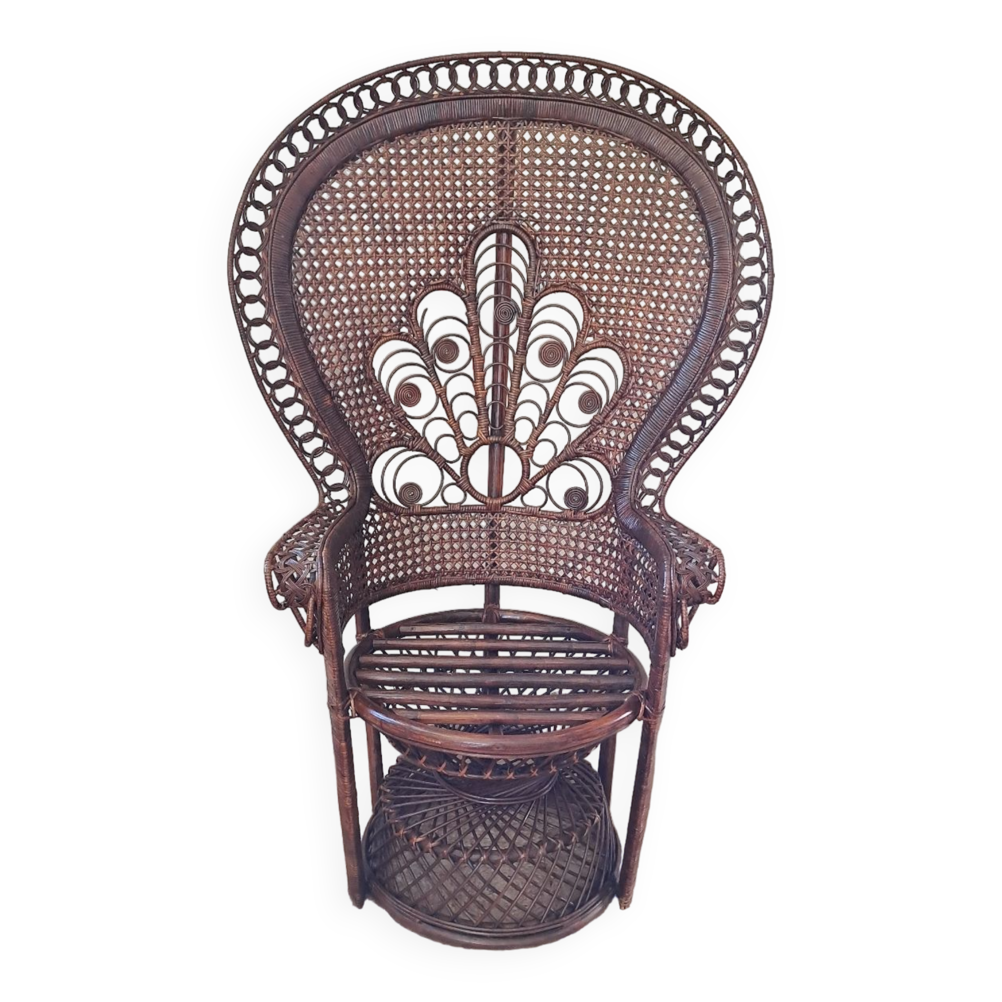 Emmanuelle rattan armchair