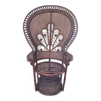 Emmanuelle rattan armchair
