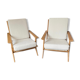 Paire fauteuils scandinave