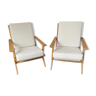 Paire fauteuils scandinave