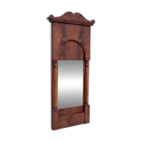 Mahogany mirror from the late 19th century, Northern Europe.