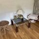 Table appoint pied tulipe
