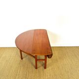 Scandinavian folding teak dining table