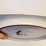 Olivier Roy Vallauris - 4 flat plates in vintage ceramic 1972